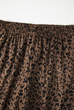 Leopard Print Elastic High Waist Loose Corduroy Pants thumbnail 9