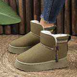 Suede Ankle Boots with Decorative Strap thumbnail 5