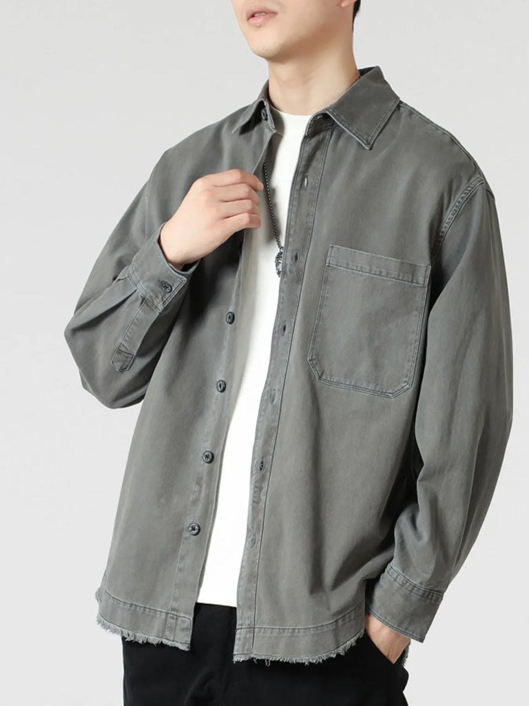 Men's Button Up Long Sleeve Shirt