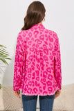 Leopard Raw Hem Jacket thumbnail 2