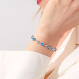 925 Sterling Silver Crystal Bracelet thumbnail 2