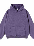 Men's Washed Oversized Long Sleeve Hoodie thumbnail 10