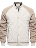 Men's Quilted Snap Down Long Sleeve Jacket thumbnail 1