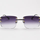 Rimless Gradient Tinted Sunglasses thumbnail 2