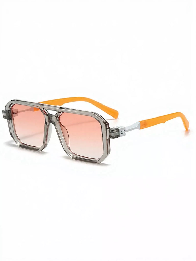 Retro Square Frame Sunglasses