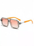 Retro Square Frame Sunglasses thumbnail 3