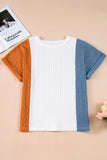 Textured Color Block T Shirt thumbnail 3