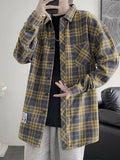 Men's Plus Size Plaid Button Up Shirt thumbnail 1