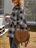 Plaid Button-Up Shirt thumbnail 10