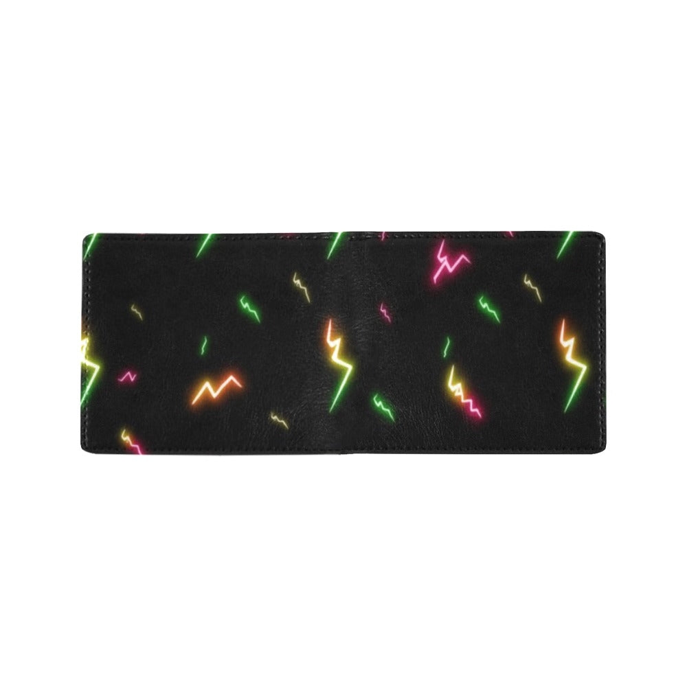 Neon Lightning Bifold Wallet