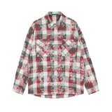 Men's Vintage Plaid Button-Up Shirt thumbnail 1