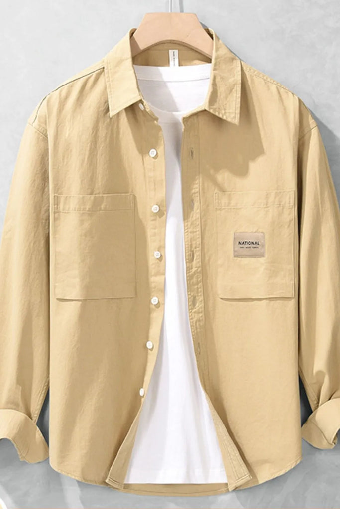 Men's Long Sleeve Button-Up Shirt