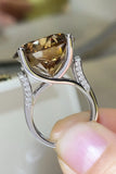 20 Carat Moissanite 925 Sterling Silver Ring thumbnail 2