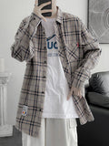 Men's Plus Size Plaid Button Up Shirt thumbnail 4