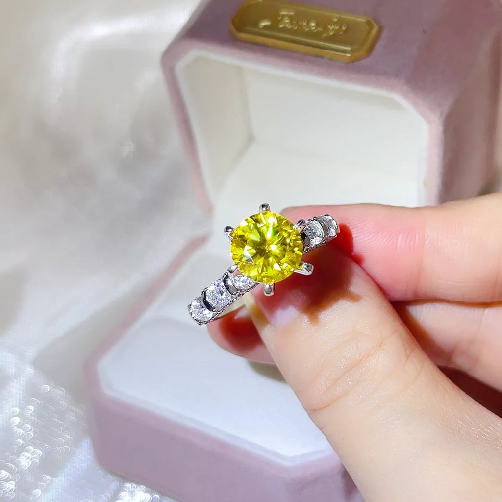 3 Carat 925 Sterling Silver Moissanite Ring