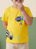 Children's Construction Truck Graphic Short Sleeve T-Shirt thumbnail 1