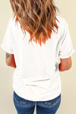 USA Lettering Bow Embroidered T Shirt thumbnail 4