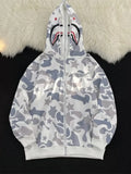 Men's Camo Print Zip-Up Hoodie thumbnail 2