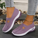 Round Toe Mesh Slip-Ons thumbnail 1