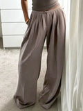 Wide-Leg Pleated Pants thumbnail 3