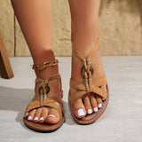 Open Toe Flats Sandals thumbnail 7