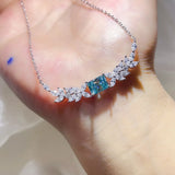 2 Carat 925 Sterling Silver Moissanite Necklace thumbnail 3