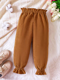 Children's Ruffled Hem Corduroy Pants thumbnail 2