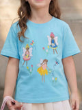 Children's Embroidered Round Neck T-Shirt thumbnail 1