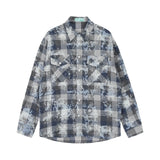 Men's Vintage Plaid Button-Up Shirt thumbnail 2