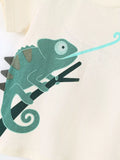 Children's Chameleon Catching Insect Graphic T-Shirt thumbnail 4