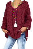 Cable-Knit Hooded Sweater thumbnail 10