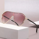 Oversized Aviator Gradient Sunglasses thumbnail 6