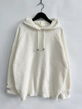 Drawstring Long Sleeve  Hooded Sweater thumbnail 18