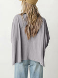 Square Crochet Detail Loose T Shirt thumbnail 3