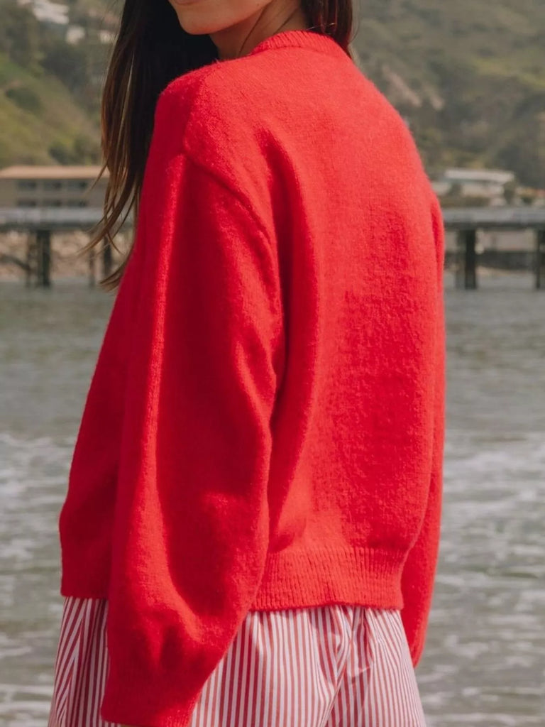 Button-Down Knit Cardigan