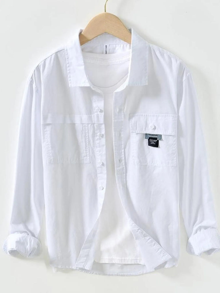 Men's Long Sleeve Button-Up Shirt