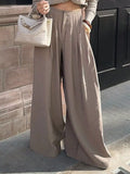 Wide-Leg Pleated Pants thumbnail 1