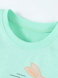 Children's Snail and Bunny Race Graphic Short Sleeve T-Shirt thumbnail 3