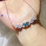 2 Carat 925 Sterling Silver Moissanite Necklace thumbnail 4