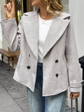 Wool Blend Double-Breasted Jacket thumbnail 3