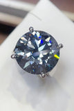 20 Carat Moissanite 925 Sterling Silver Ring thumbnail 5