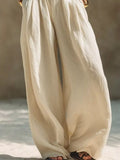 Full Size Elastic Waistband Wide Leg Pants Plus Size thumbnail 2