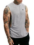 Men's Full Size Round Neck Tank Top Plus Size thumbnail 2