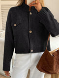 Button-Down Knit Cardigan thumbnail 4