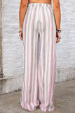 Full Size Striped Wide-Leg Pants Plus Size thumbnail 8