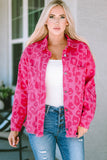 Leopard Raw Hem Jacket thumbnail 3