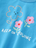 Children's Floral Crew Neck Casual Sweatshirt thumbnail 3