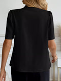 V-Neck Button-Down Shirt thumbnail 17