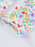 Children's Floral Print Stretch Leggings thumbnail 4