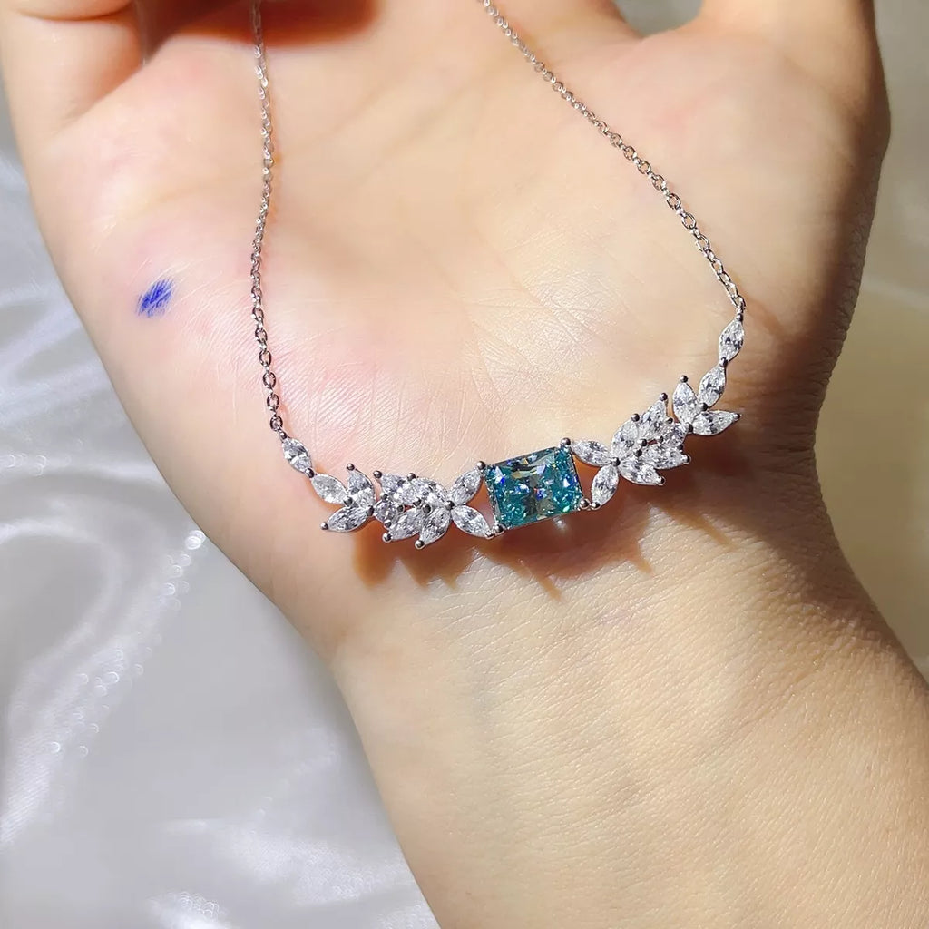 2 Carat 925 Sterling Silver Moissanite Necklace